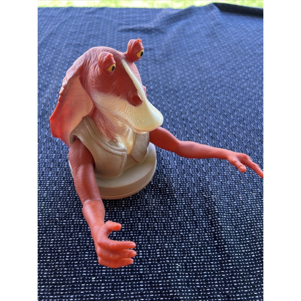 1999 Jar Jar Binks Star Wars Episode 1 Drink Cup Topper KFC Pizza Hut Taco Bell